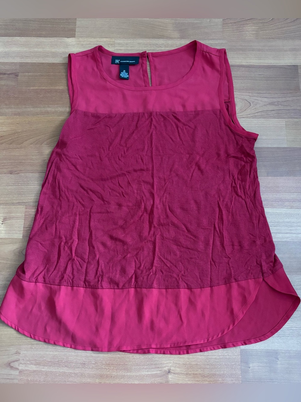 Women’s INC International Concepts red Blouse Size Medium